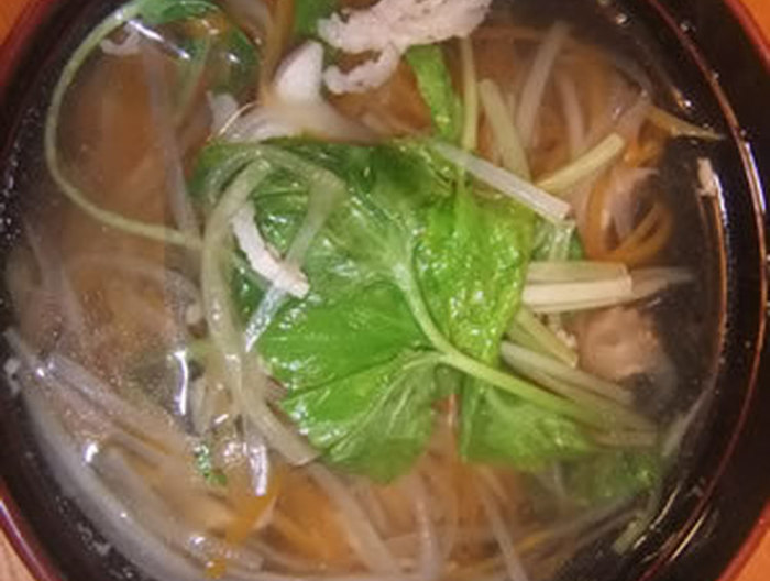 簡単なお吸い物 沢煮椀