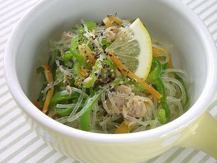 お弁当にも 春雨のレモンペッパー風味