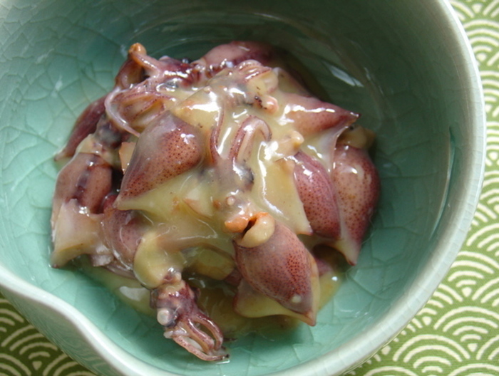 ホタルイカの酢味噌和え