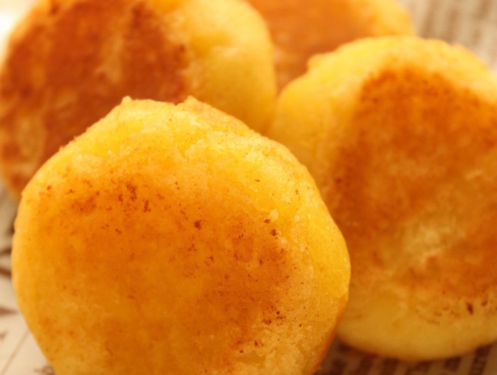 スイートポテト味のさつまいも団子
