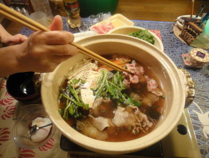 大人のピリ辛クレソン鍋