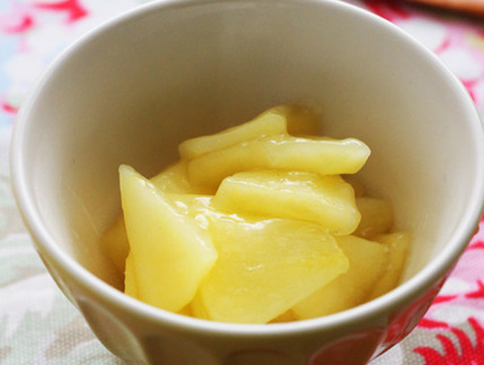 とろとろ りんごの葛煮