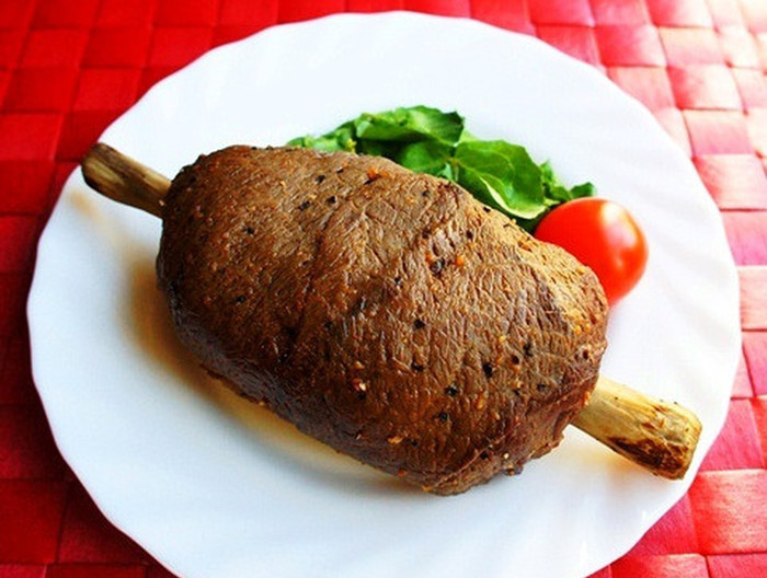 パーティー クリスマスに マンモス風肉焼