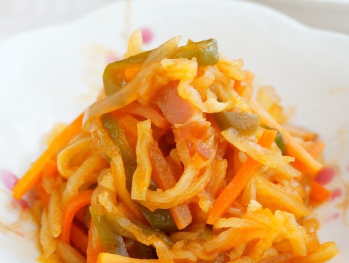 子供も大好き 切り干し大根のケチャップ煮