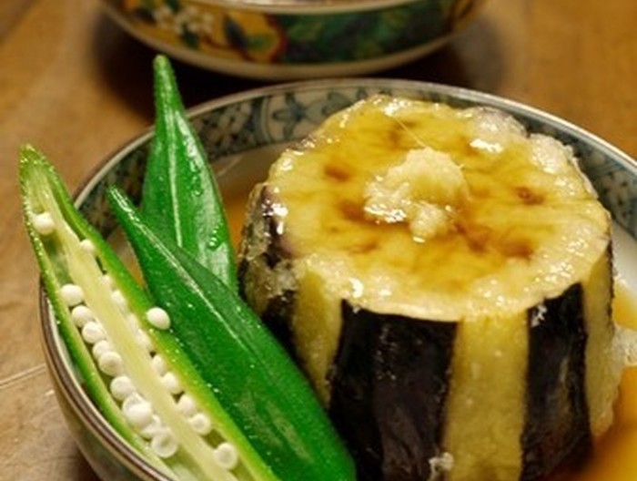 米茄子のとろみあんかけ