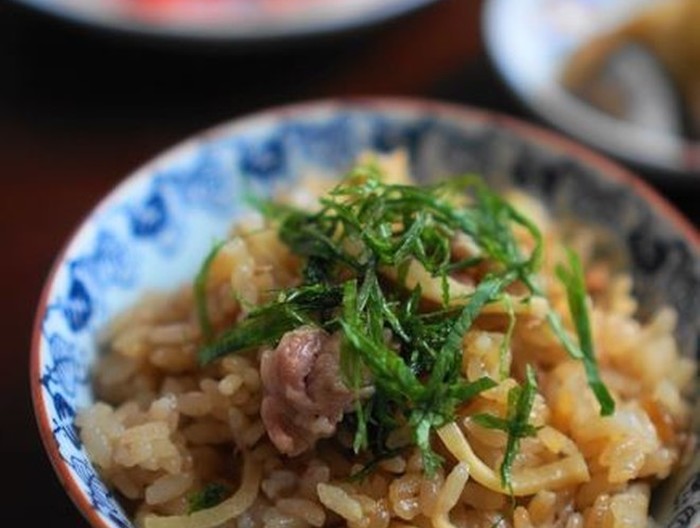 夏バテにも 新しょうがと豚肉の炊き込みご飯