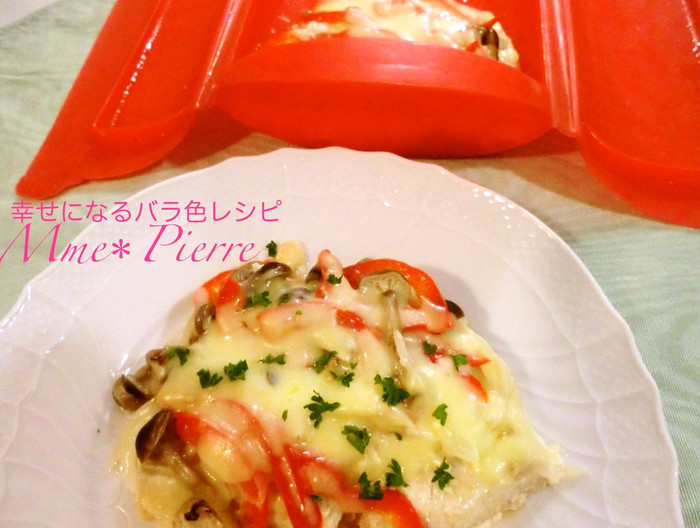 かじきと野菜のチーズ蒸し