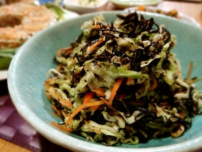 ひじき キャベツ 人参の塩サラダ