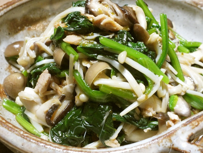 ほうれん草のお浸しサラダ