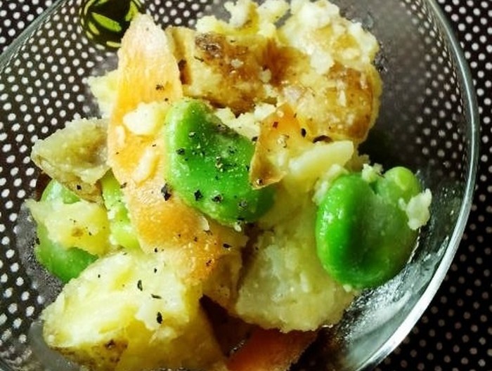 そら豆と新じゃがのサラダ