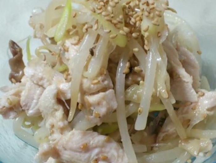 鶏むね肉とザーサイの中華和え