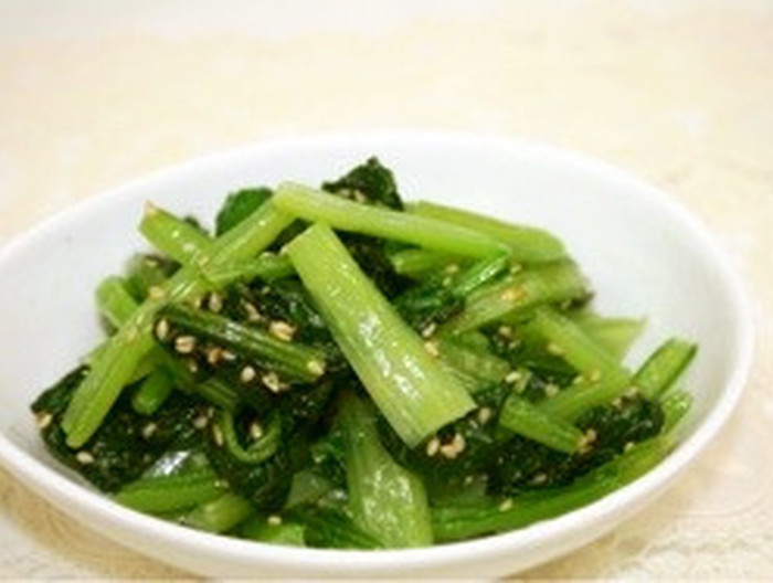 小松菜のごまナムル