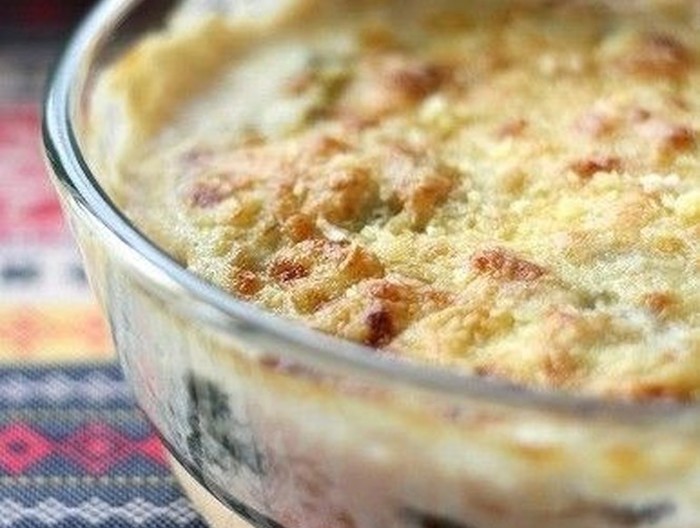 かぼちゃと大麦のスパイスグラタン