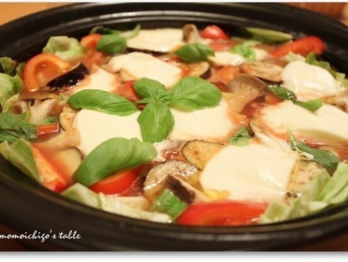 マルゲリータ風トマト鍋