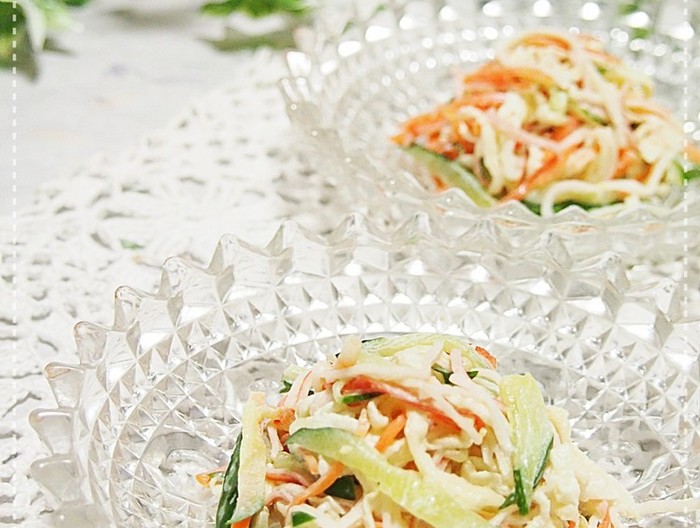 シャキシャキが持続 切干し大根サラダ