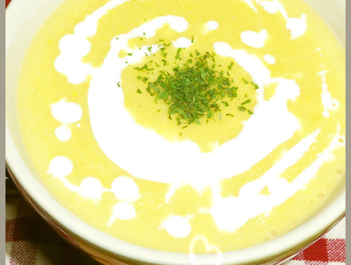 コーン缶と豆乳で作るコーンスープ