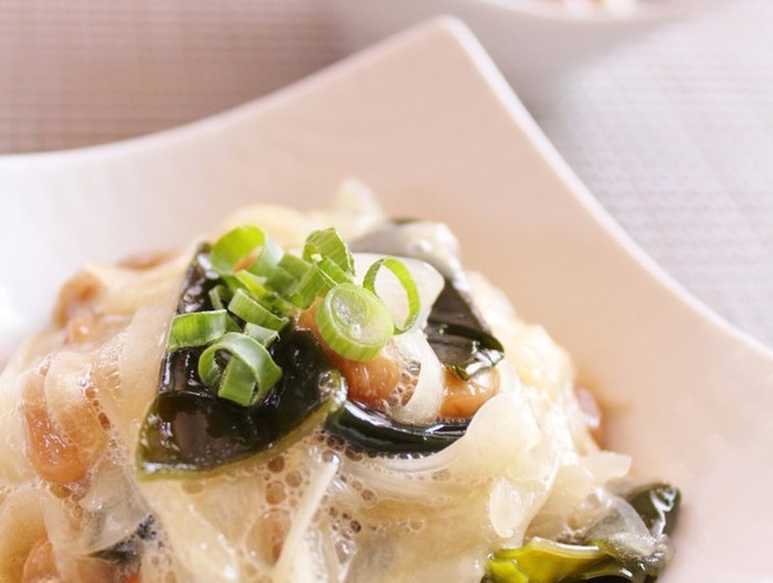 新玉ねぎと納豆のポン酢和え