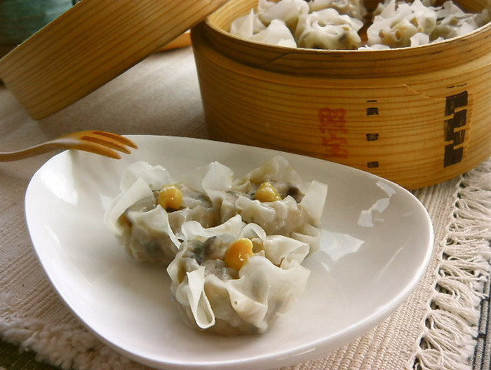 夏の定番 なす入りシュウマイ