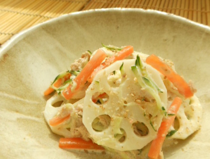 しゃきしゃきれんこんサラダ