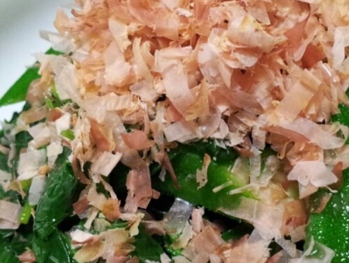 モロヘイヤとオクラのねばねばおひたし