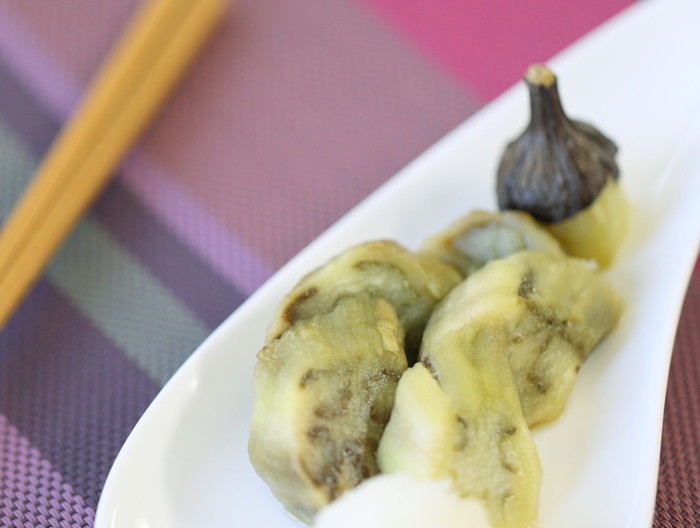 焼き茄子浸しのおろしがけ