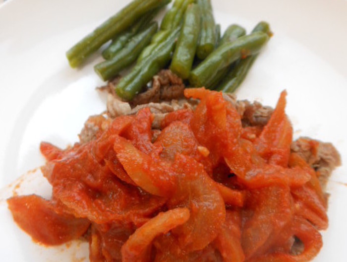 牛肉のピザソース