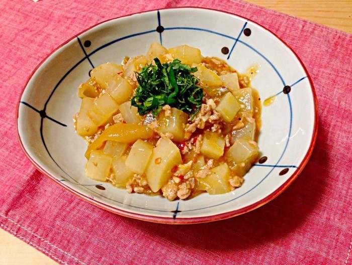 簡単 塩麹で麻婆大根