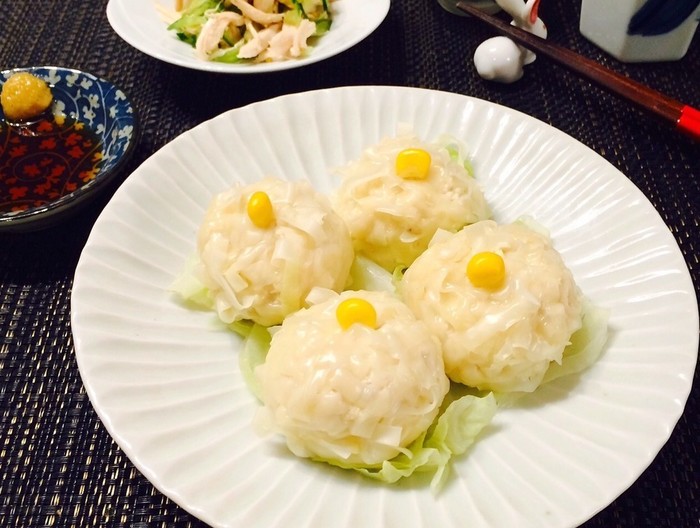 豆腐と鶏ひき肉シュウマイ