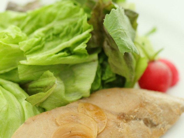 マグロのソイソースガーリックステーキ