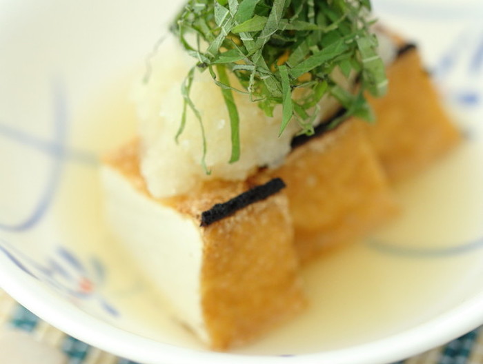 割り醤油で減塩 生揚げみぞれがけ