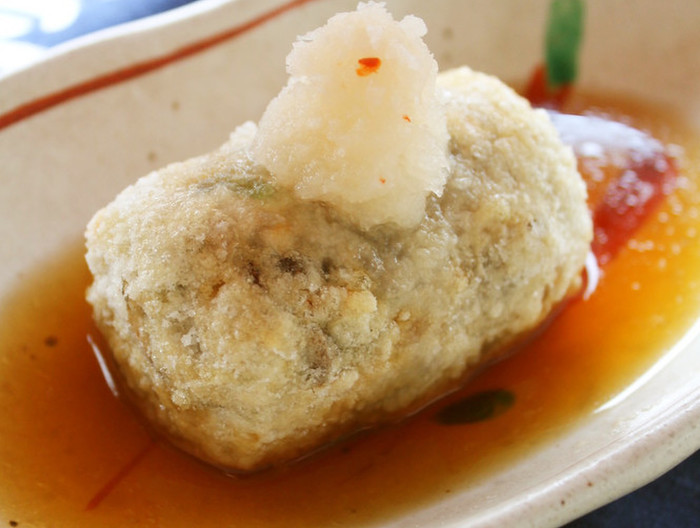 おろし蓮根の揚げだし