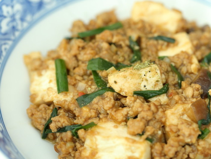 やさしいお味の麻婆豆腐