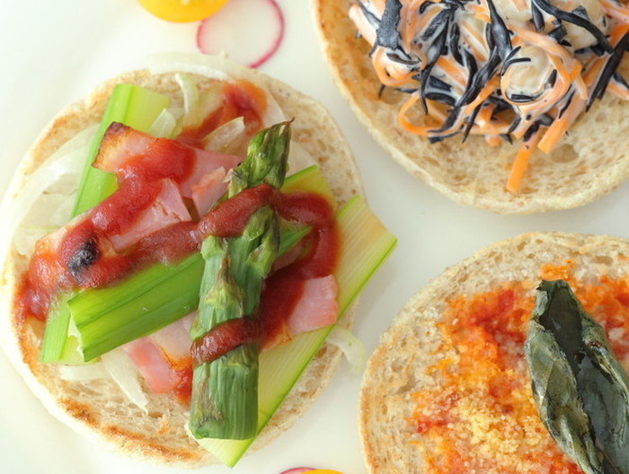 具材いろいろ トリプルオープンマフィン