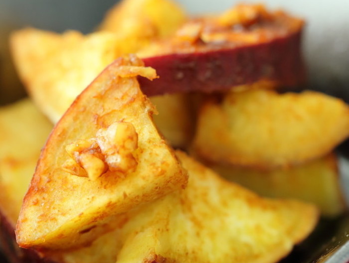 さつまいも甘辛くるみ味噌和え