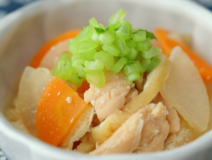 鮭缶でお手軽粕煮