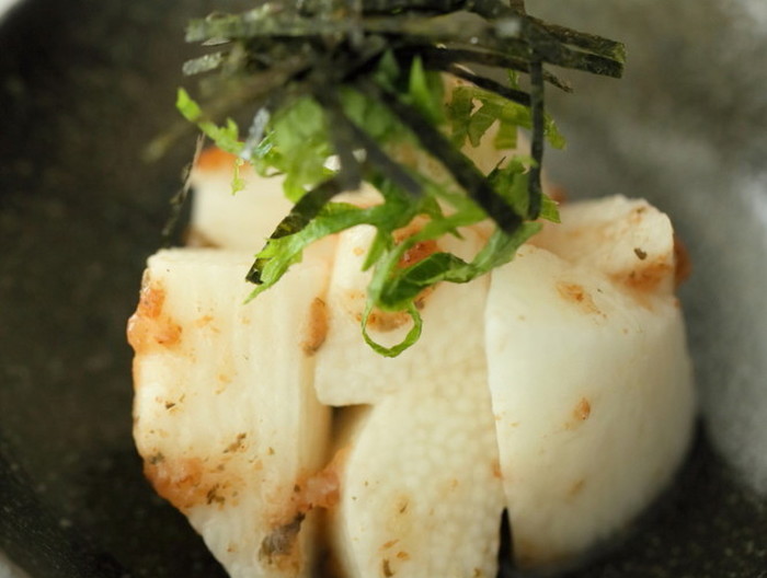 ゴロゴロ長芋の梅肉和え