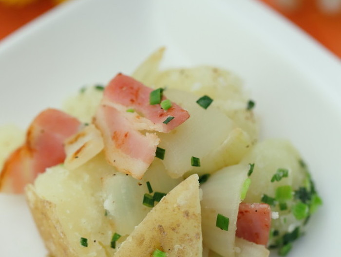 新じゃがでジャーマンポテト