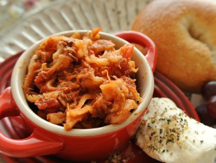 簡単 万能 鯖缶と切り干し大根トマト煮