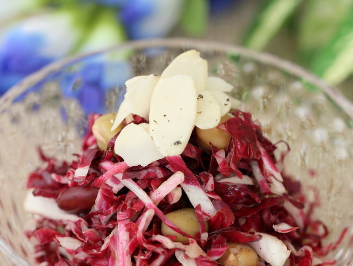 紫キャベツとビーンズのマリネ