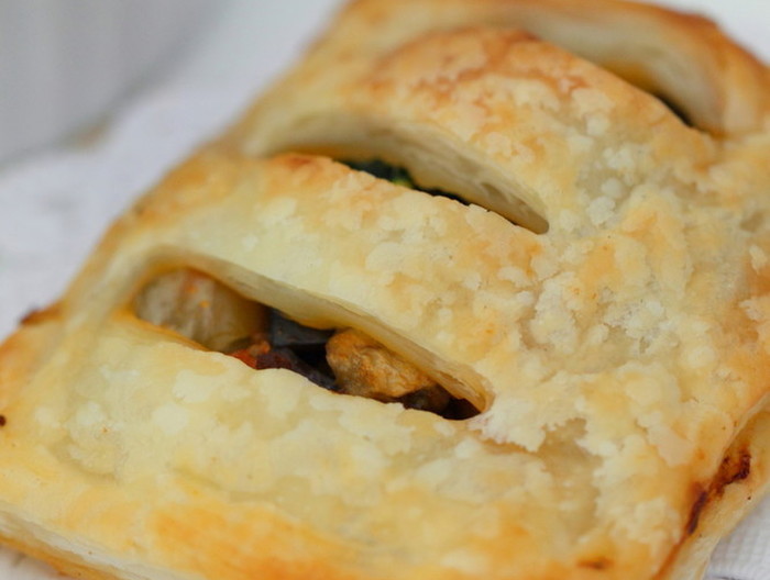 簡単 お豆と夏野菜のミートパイ