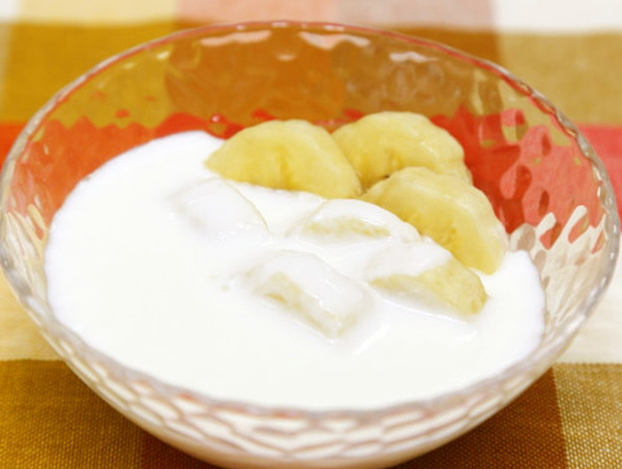 バナナヨーグルト