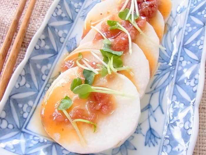 梅シソのシャキシャキ長芋サラダ