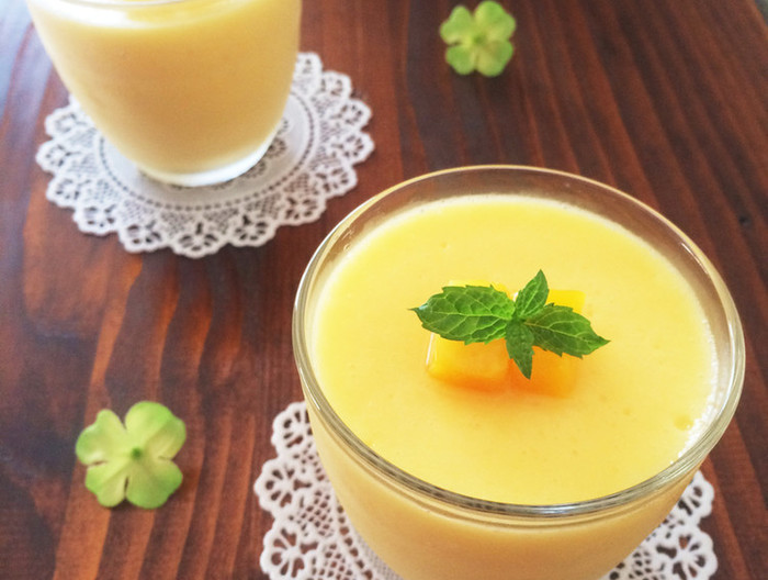 冷凍マンゴーで簡単 マンゴームース