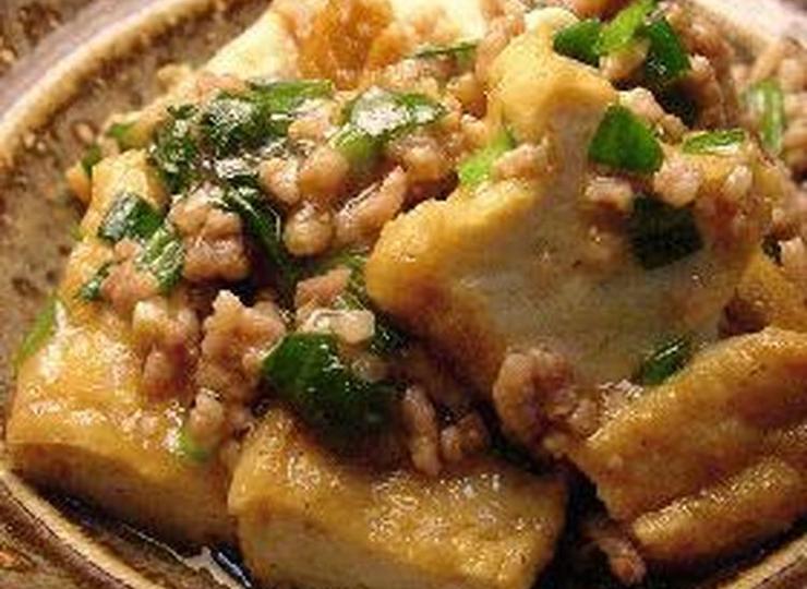 厚揚げで和風麻婆