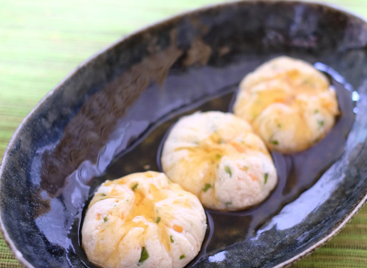 豆腐まんじゅう 甘酢あんかけ