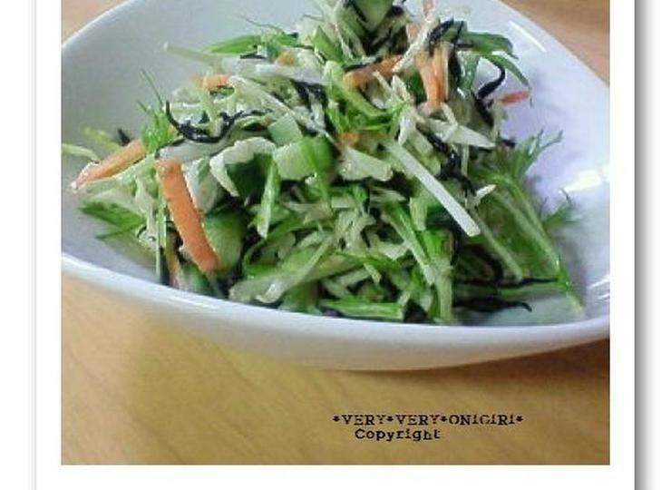 簡単 ひじきと野菜の五品目サラダ