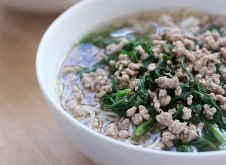 春菊たっぷりアジアンにゅうめん