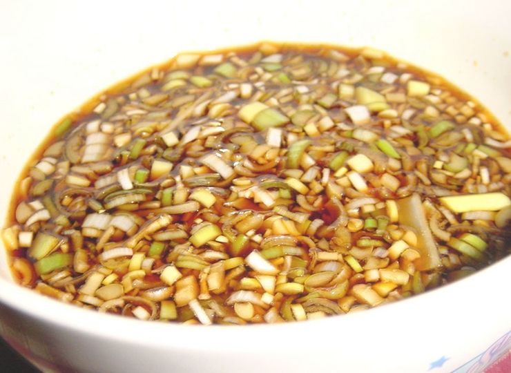 湯豆腐に 簡単 ねぎ醤油のタレ