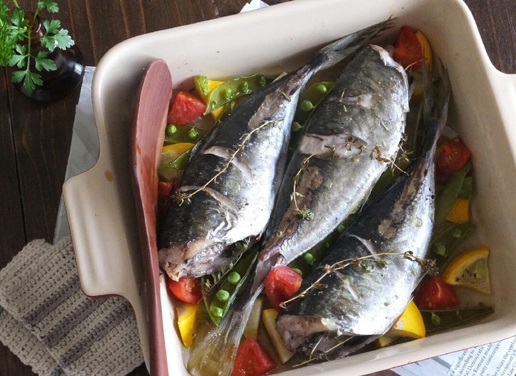 のっけて焼くだけ 鯵のオーブン焼き