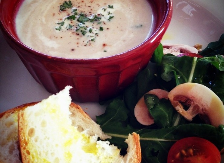 きのことじゃがいものポタージュ